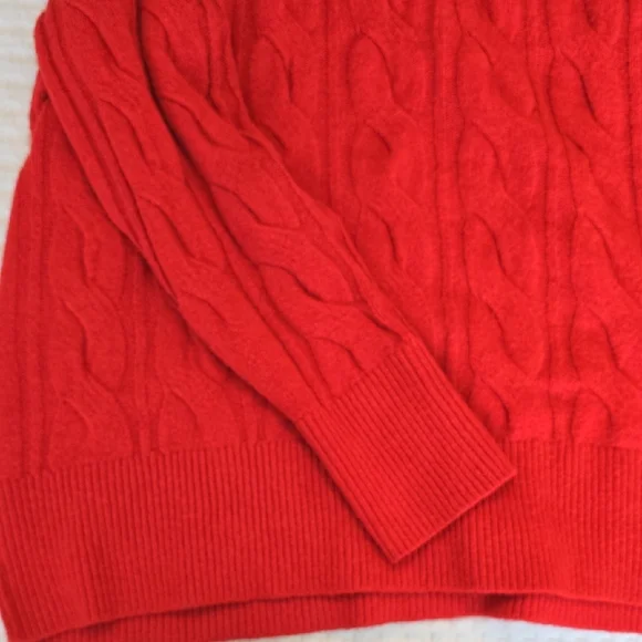 Aerie Bold Red Knit Sweater - Picture 7 of 8